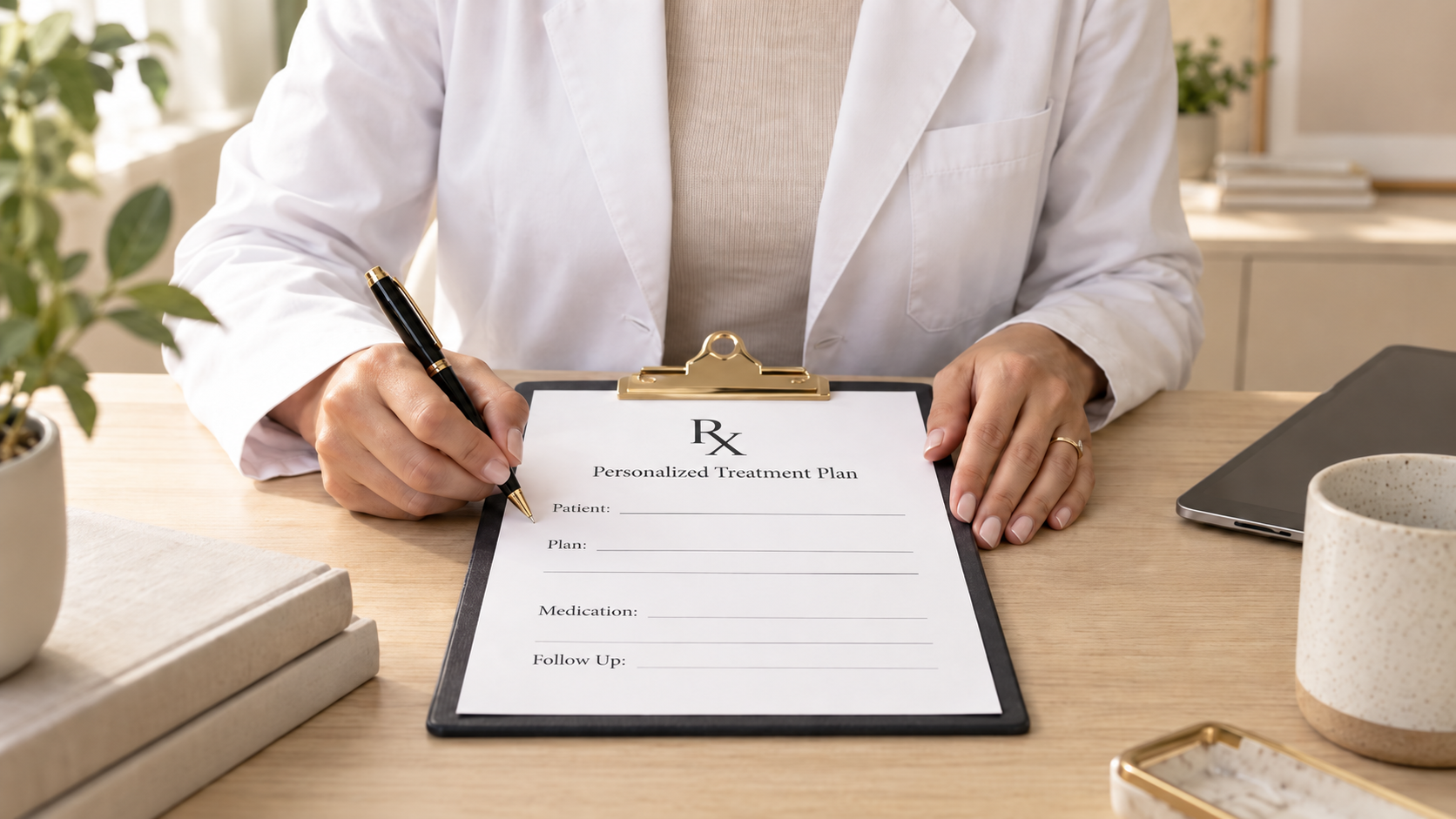 Personalized prescription prepared for a weight management plan